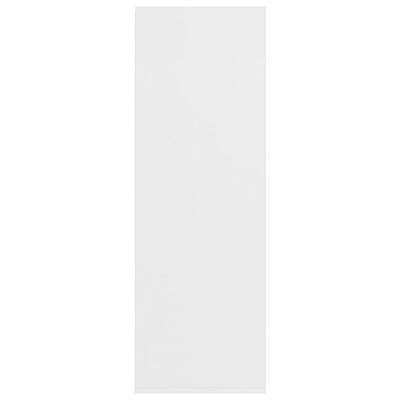 vidaXL Pantofar, alb, 54x34x100,5 cm, lemn compozit