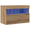 vidaXL Dulap TV de perete 60 x 30 x 40 cm stejar artizanal