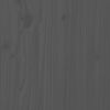 vidaXL Cadru de pat, gri, 140x200 cm, lemn masiv de pin
