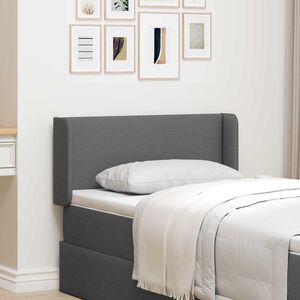 vidaXL Ureche pentru Tăblie Gri Scurt 40,5 x 40,5 x 4 cm țesătură