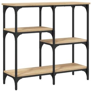 vidaXL Masă consolă din stejar Sonoma, 80x29x75 cm, lemn stratificat