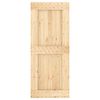 vidaXL Ușă NARVIK natural 85 x 210 cm Lemn de Pin Solid