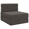 vidaXL Canapea Pat Pliabilă Gri &icirc;nchis 70 x 80 x 60 cm Țesătură