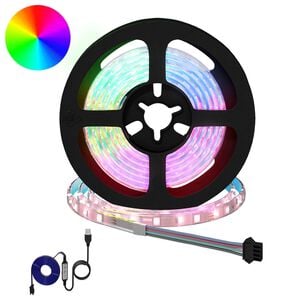 vidaXL Bandă LED 2 buc. Negru și transparent Cupru și Plastic