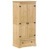 vidaXL Șifonier Corona, 76x50x170 cm, lemn masiv de pin