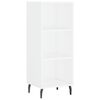 vidaXL Servantă, alb, 34,5x32,5x90 cm, lemn prelucrat
