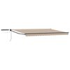 vidaXL Cort electric retractabil Bej și antracit 4,5 &times; 3 m