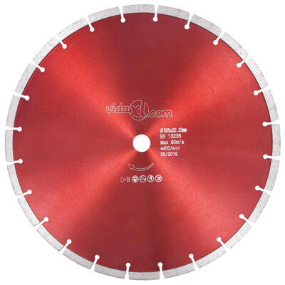 vidaXL Disc diamantat de tăiere, oțel, 350 mm