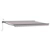 vidaXL Cort electric retractabil Gri deschis și antracit 5 x 3 m