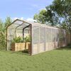 vidaXL &Icirc;mpătură cu ochiuri Transparent 6 x 8 m Polietilenă