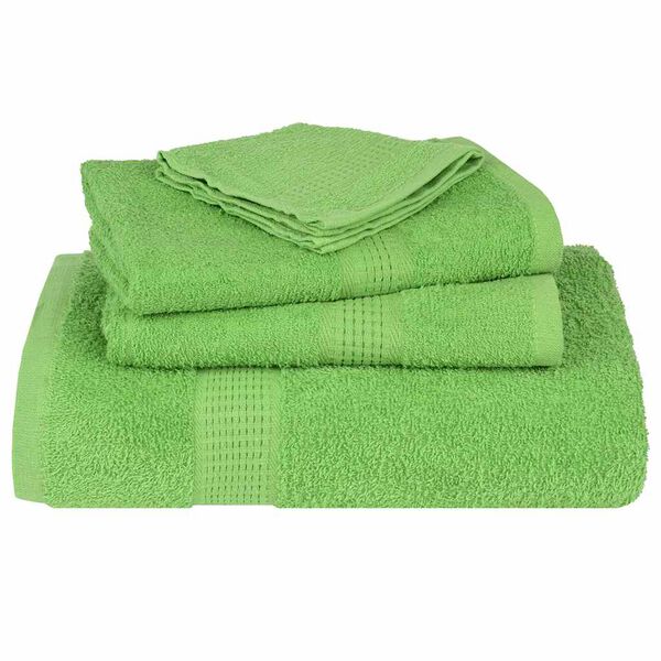 vidaXL Prosoape de oaspeți, FROGN, 10 buc., verde măr, 30x50 cm, 360 g/m&sup2;