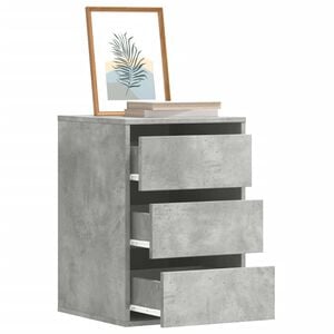 vidaXL Dulap colț cu sertare gri beton 40x41x58 cm lemn prelucrat
