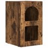 vidaXL Noptieră ELST Stejar fumuriu 29,5 x 33,5 x 50 cm Lemn prelucrat