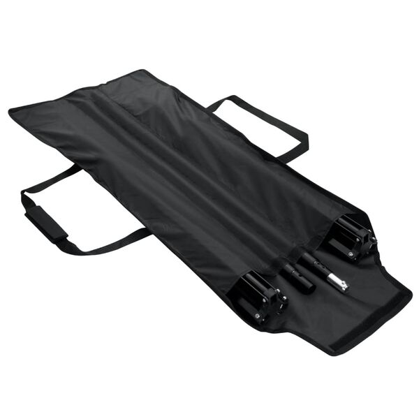 vidaXL Sistem de suport fundal, 300 x 300 cm, negru