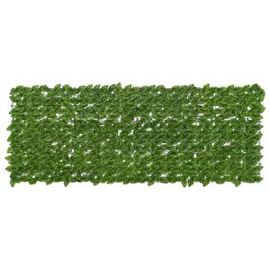 vidaXL Ecran de balcon cu frunze Verde și galben 200 x 75 cm