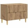 vidaXL Noptieră Stejar Artizanal 62 x 34,5 x 48 cm Lemn prelucrat