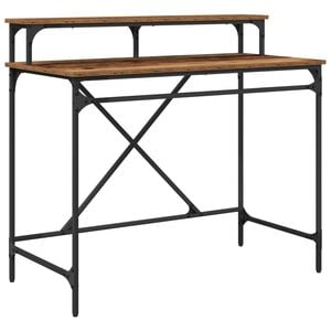 vidaXL Birou Lemn Vechi 100 x 50 x 90 cm Lemn prelucrat