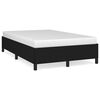 vidaXL Cadru de pat fără saltea Negru 120x190 cm țesătură