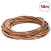 vidaXL Cord din Piele Maro &Oslash;5 mm x 50 m Piele