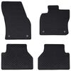 vidaXL Covor pentru mașină 4 pcs Negru suitable for VW CADDY 2020-