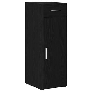 vidaXL Bufet cu sertar Stejar Negru 30 x 42,5 x 93 cm
