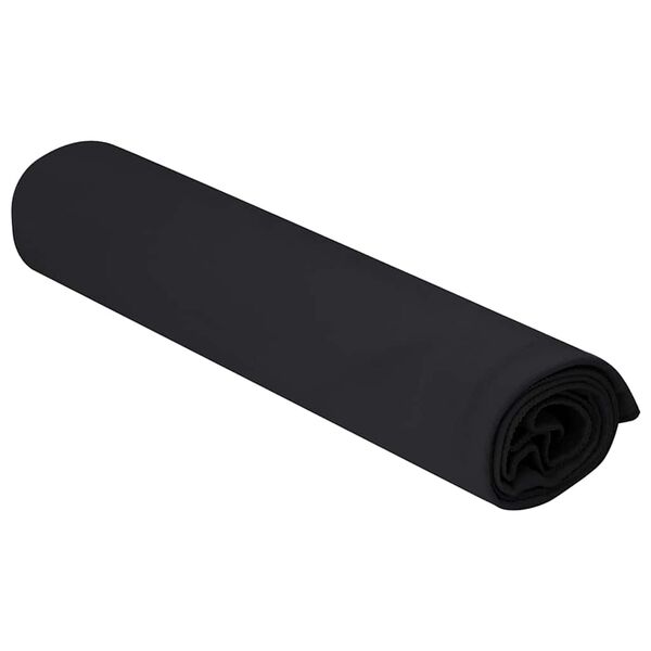 vidaXL Prosoape Sport 2 pcs Negru 100 x 50 cm Poliester și poliamidă