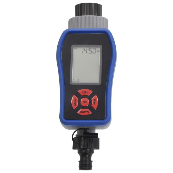 vidaXL Programator de irigații digital automat cu un racord