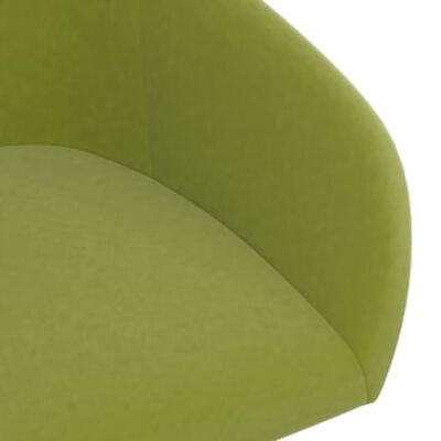 vidaXL Scaune de masă pivotante, 4 buc., verde deschis, catifea
