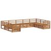 vidaXL Seturi de canapele 9 pcs natural Lemn Solid de Acacia