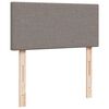 vidaXL Cadru de pat otoman cu saltea Taupe 90x190cm Material