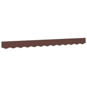 vidaXL P&acirc;nză de rezervă fald copertină, dungi maro, 300 cm