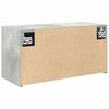 vidaXL Dulap perete baie, gri beton, 60x25x30 cm, lemn prelucrat