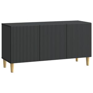 vidaXL Cabinet TV 99 x 34,5 x 50 cm Negru Lemn prelucrat