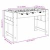 vidaXL Masă de Foosball Stejar Sonoma 125 x 60,5 x 80 cm Lemn compozit