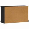vidaXL Bufet Stejar Negru 100 x 35,5 x 60 cm Lemn compozit