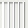 vidaXL Capac pentru radiator Alb lucios 78 x 19 x 81,5 cm