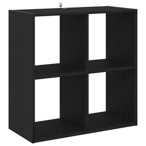 vidaXL Bibliotecă Stejar Negru 68.5 x 32 x 68.5 cm