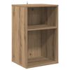 vidaXL Dulap pentru discuri de vinil Stejar Artizanal 38 x 33 x 61 cm