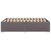 vidaXL Cadru de pat fără saltea gri 120x190 cm piele artificială