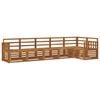 vidaXL Set de canapele de exterior 6 buc. natural Poliester