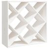 vidaXL Dulap de vinuri, alb, 62x25x62 cm, lemn masiv de pin