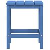 vidaXL Masă Adirondack de grădină ,albastru aqua, 38x38x46 cm, HDPE