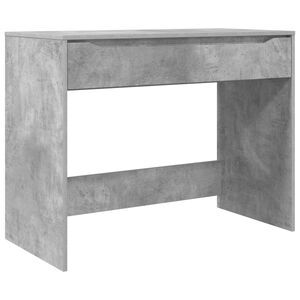 vidaXL Birou cu sertar Gri Beton 100 x 50 x 78 cm Lemn prelucrat