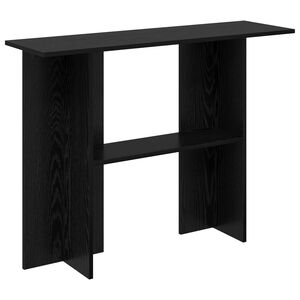 vidaXL Masă de consolă Stejar Negru 100 x 30 x 75 cm Lemn prelucrat