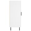 vidaXL Servantă, alb, 34,5x34x90 cm, lemn compozit
