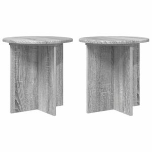 vidaXL Suport pentru plante 2 buc. Sonoma gri 40 x 40 x 40 cm