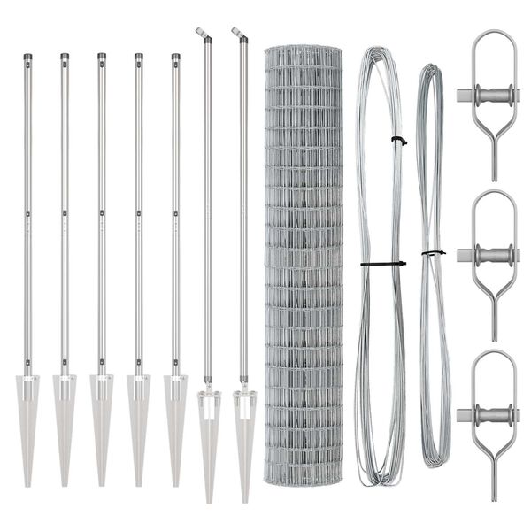 vidaXL Gard cu St&acirc;lp Argintiu 1,6 x 10 m Oțel