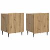 vidaXL Dulap de noapte 2 pcs Stejar Artizanal 43 x 34,5 x 52 cm