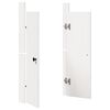 vidaXL Ușă de bucătărie MEPPEL 2 pcs Alb 50 x 9 x 82 cm