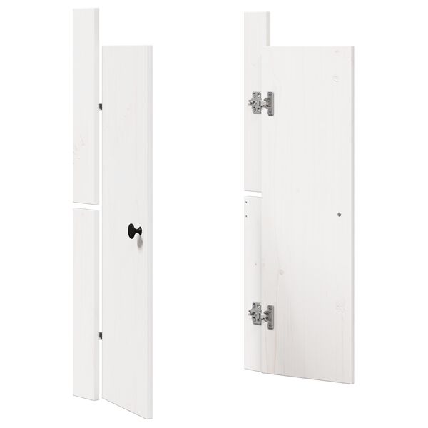 vidaXL Ușă de bucătărie MEPPEL 2 pcs Alb 50 x 9 x 82 cm